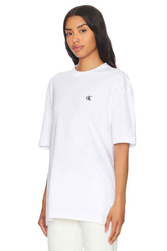 view 2 of 4 Short Sleeve Relaxed Archive Logo Tee in Brilliant White