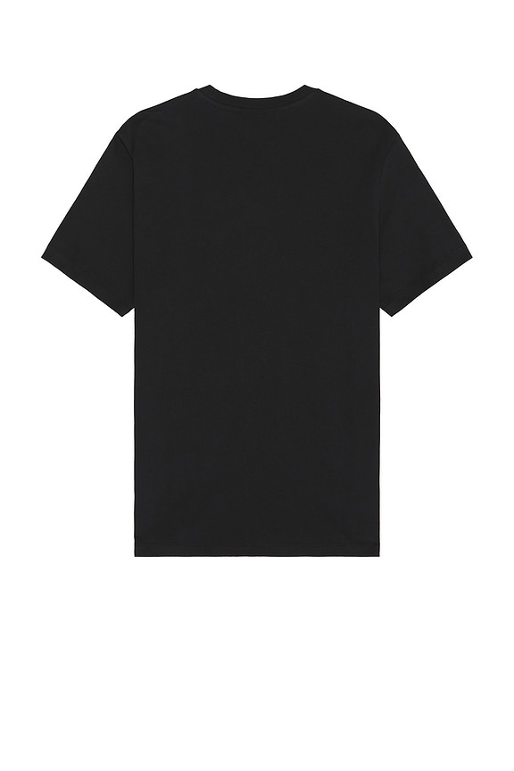 view 2 of 3 Smooth Cotton Monogram Logo T-Shirt in Black Beauty