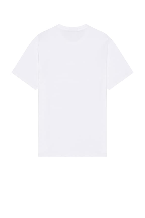 view 2 of 3 Smooth Cotton Monogram Logo T-Shirt in Brilliant White