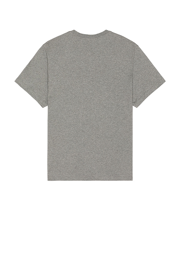 view 2 of 4 Short Sleeve Hero Monologo Tee in Grey Heather