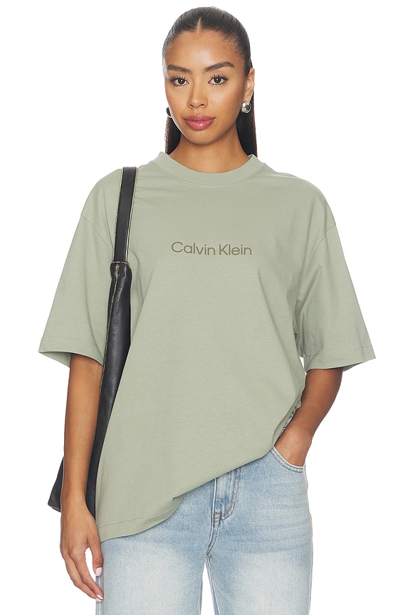 view 1 of 4 Relaxed Standard Logo Crew Neck Tee in Shadow