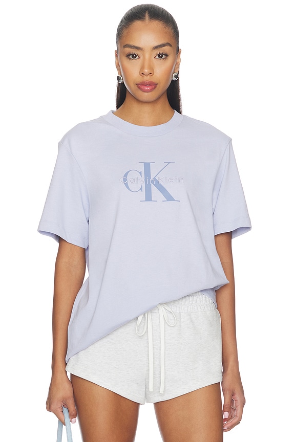 view 1 of 5 T-SHIRT HERO MONOLOGUE in Casual Blue