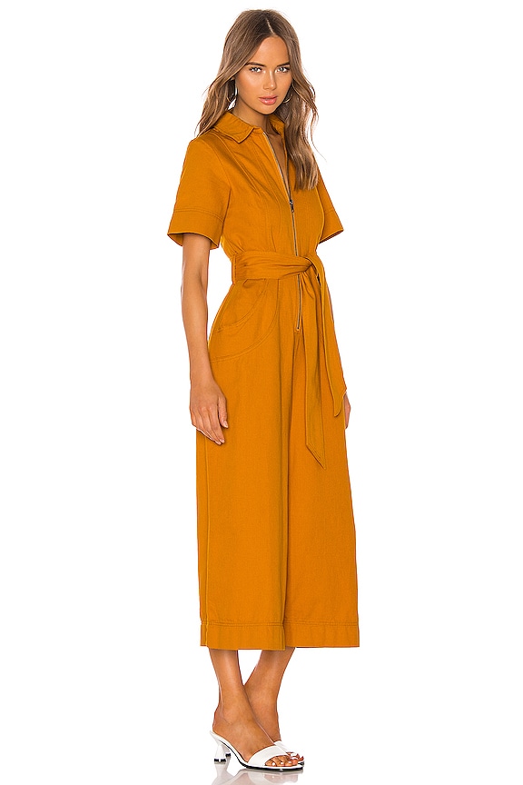 view 2 of 3 Regardless Jumpsuit in Mustard