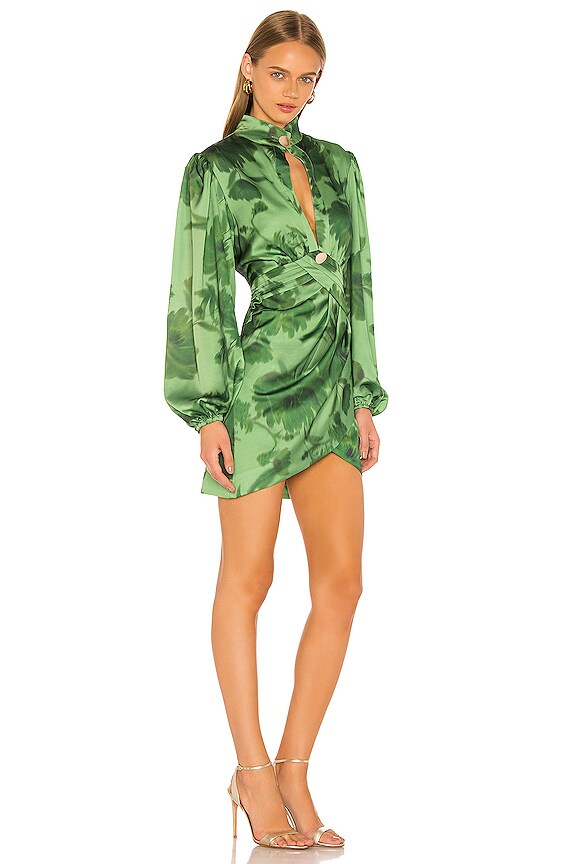 view 2 of 3 Renew Dress in Green Washed Floral