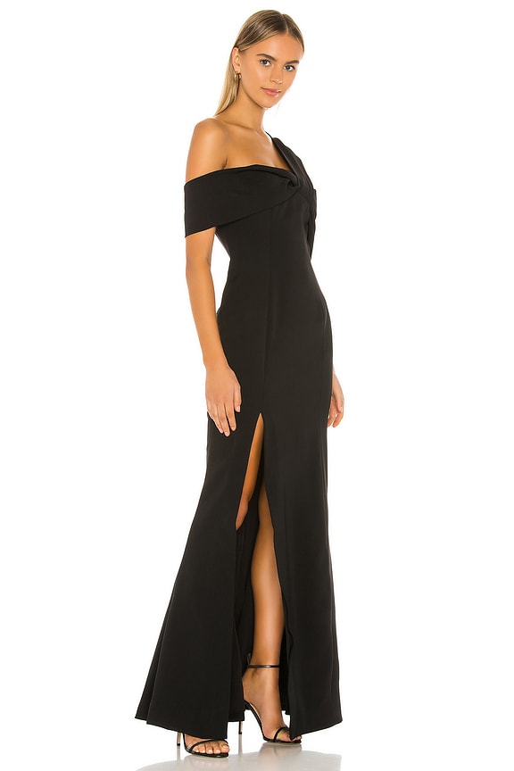 view 2 of 3 VESTIDO LARGO CALIBER in Black