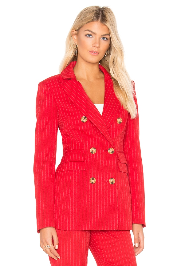view 2 of 4 Go From Here Blazer In Red in Red