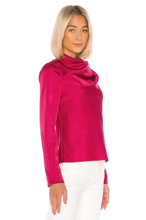 view 2 of 4 BLUSA LATE THOUGHTS in Fuchsia