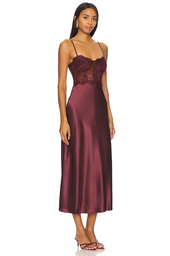 view 2 of 3 MAUREEN ドレス in Cranberry