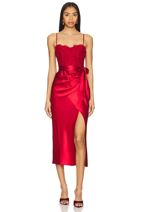 view 1 of 5 x REVOLVE Tricia Dress in Cardinal