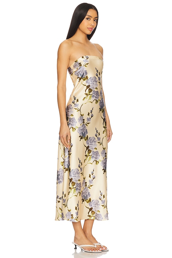 view 2 of 3 ROBE MAXI DRESS in Moonflower Watercolor