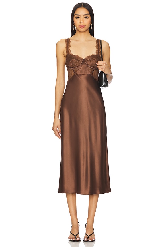 view 1 of 3 Nahida Dress in Malt