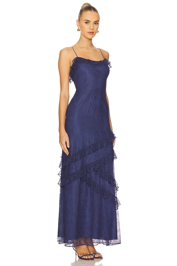 view 2 of 3 Elouisa Lace Gown in Harbor