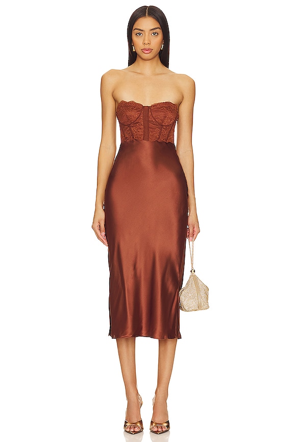 view 2 of 4 ПЛАТЬЕ LARA in Coffee