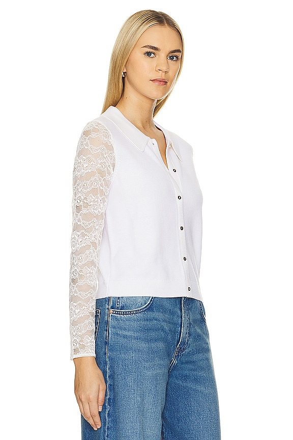 view 2 of 4 Priscilla Cardigan in White