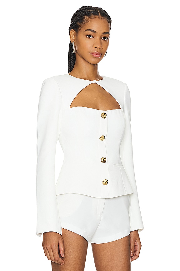 view 2 of 4 ZAYNAB 블레이저 in White