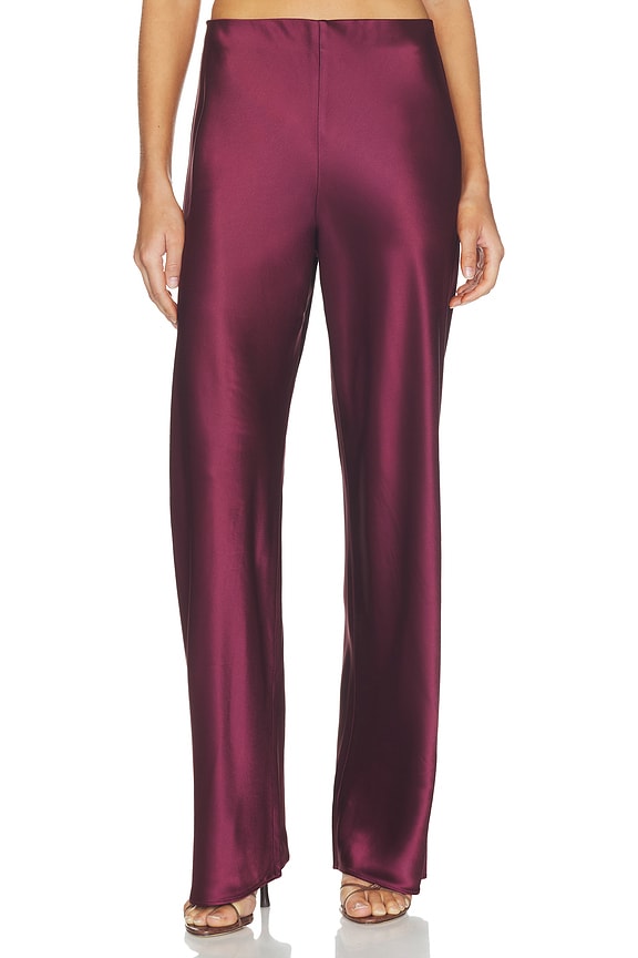 view 2 of 7 Bristol Pant in Deep Plum