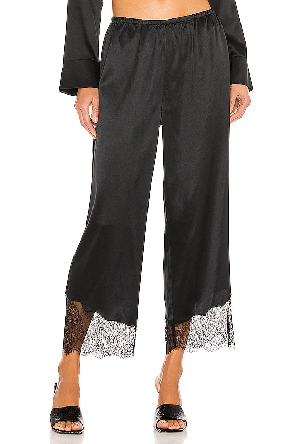 view 1 of 4 The Catrine Silk Pant in Black