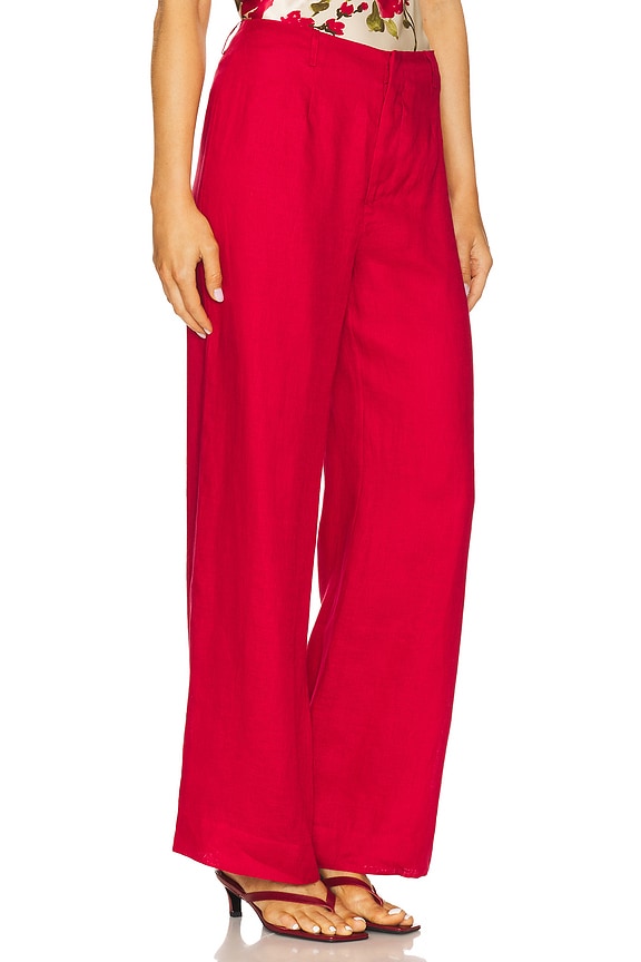 view 2 of 6 Iracemi High Rise Pant in Campari