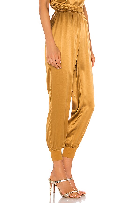 view 2 of 4 SADIE シルクパンツ in Bone Brown