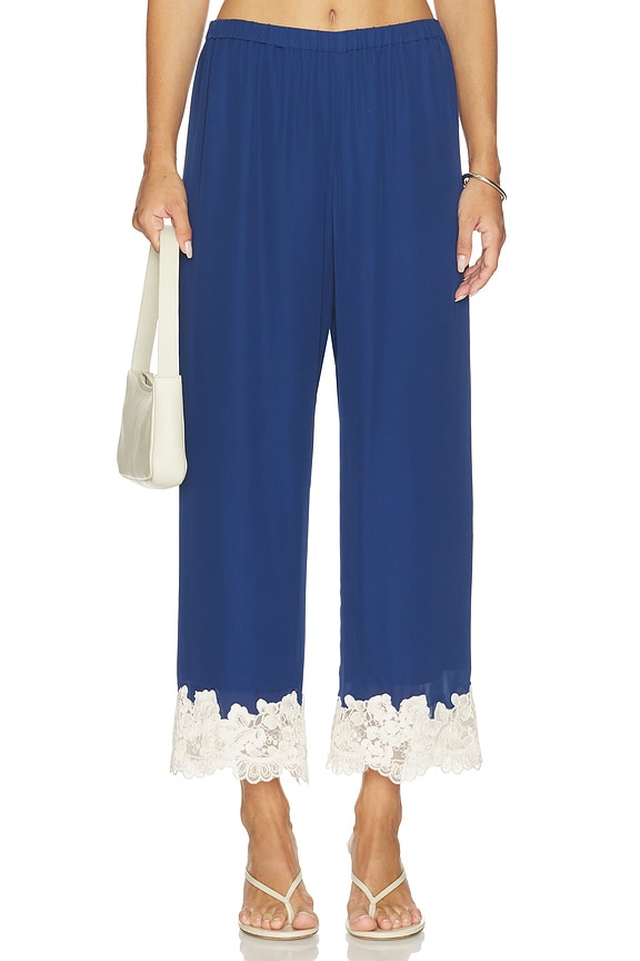 view 2 of 7 Gilda Chiffon Pant in Sailor
