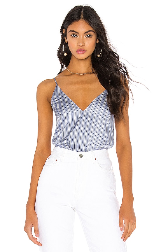 view 1 of 4 The Olivia Cami in Cornflower Stripe