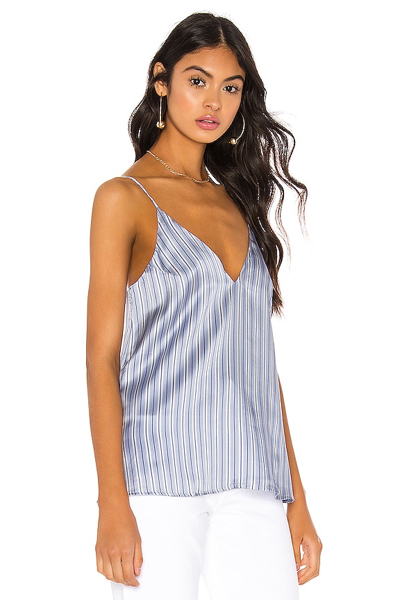 view 2 of 4 The Olivia Cami in Cornflower Stripe