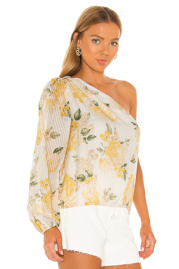 view 2 of 4 Lenore Top in Marigold Floral
