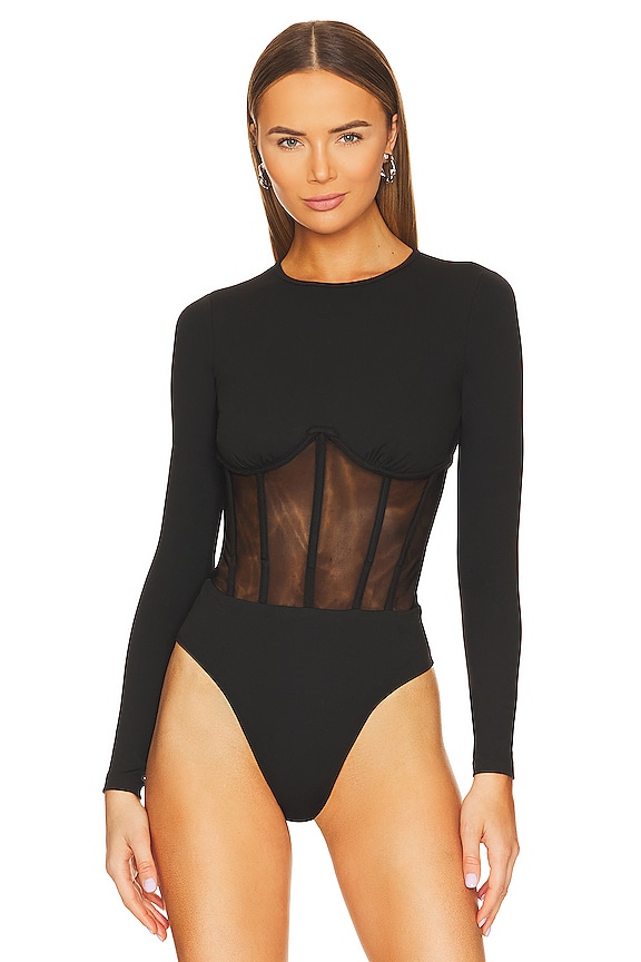 view 2 of 5 Zoma Bodysuit in Black