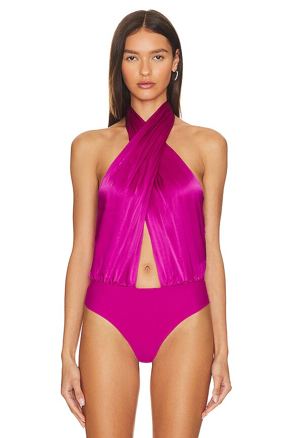 view 2 of 5 STEPH ボディスーツ in Dahlia