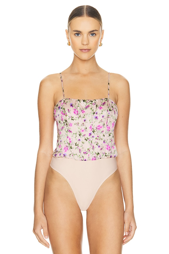 view 2 of 5 Tamara Bodysuit in Spring Geranium