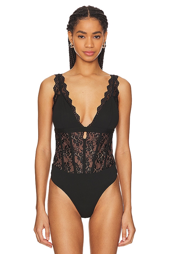 view 2 of 5 Carlotta Bodysuit in Black