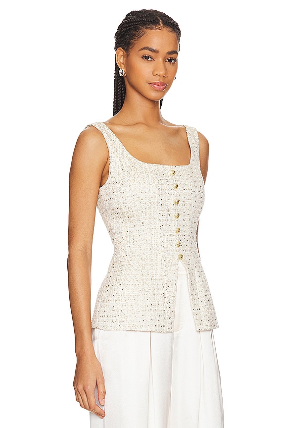 view 2 of 5 Rosita Top in Gold Fleck