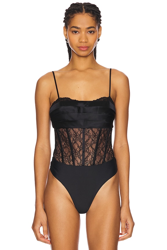 view 2 of 5 Danika Bodysuit in Black