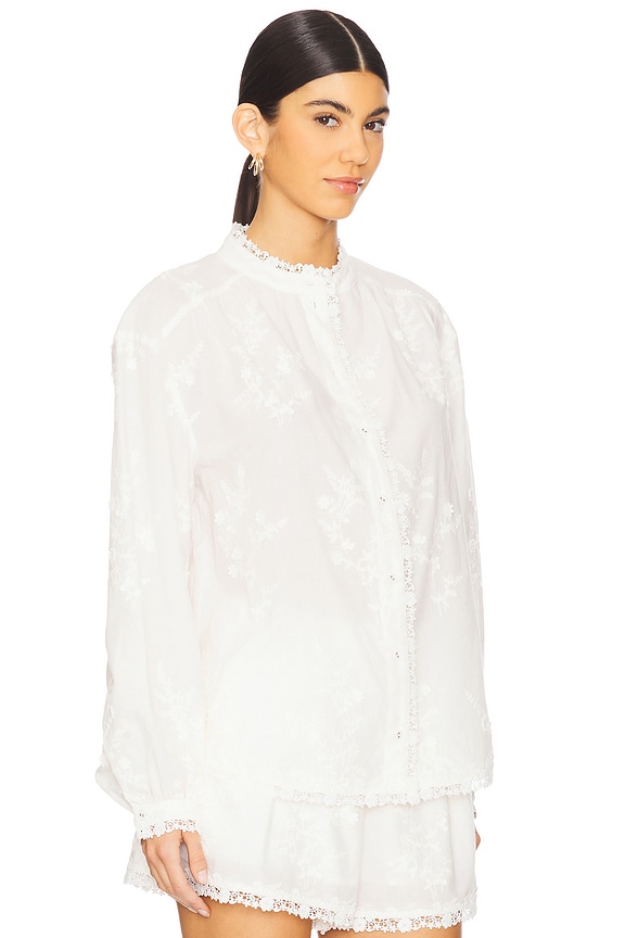 view 2 of 5 Palmyra Blouse in Macadamia