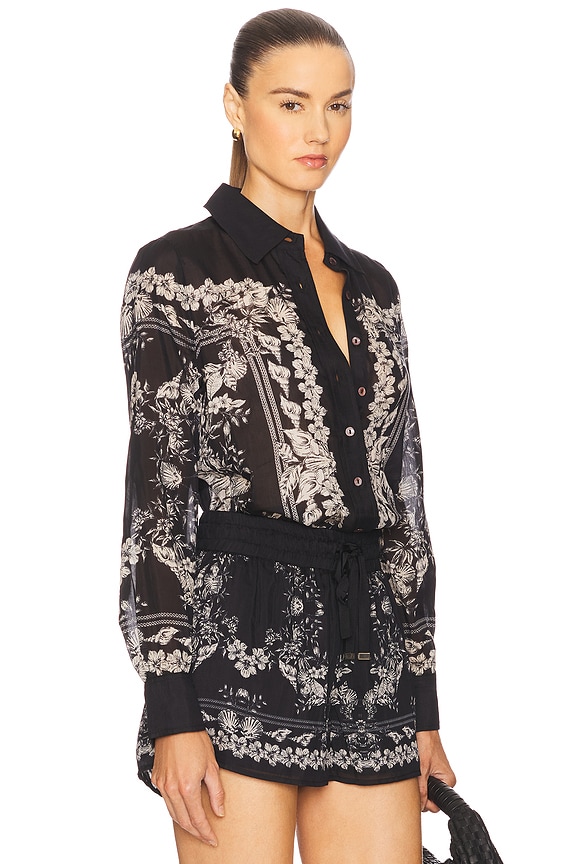 view 2 of 4 Rafella Blouse in Black Seasidebandana