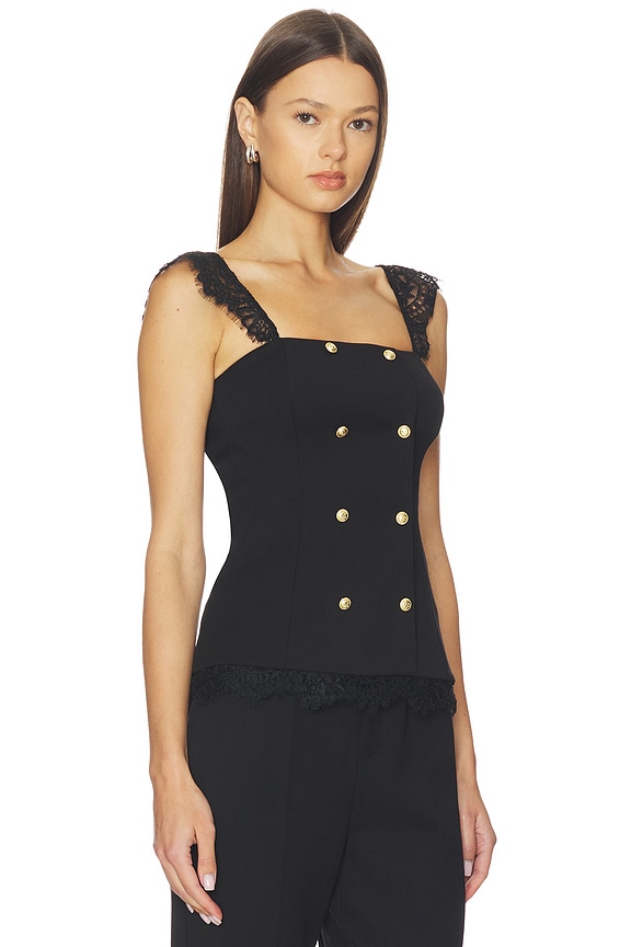 view 2 of 4 Deanna Top in Black