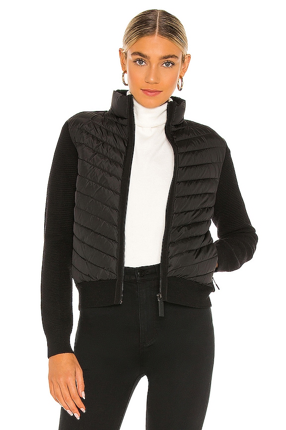 Canada Goose Hybridge Knit Jacket in Black | REVOLVE