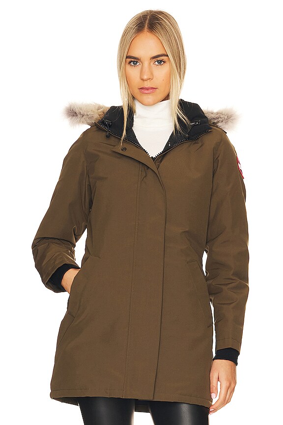 view 2 of 7 Victoria Parka in Military Green