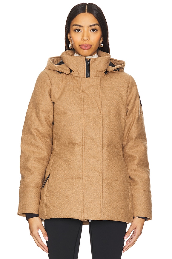 view 2 of 7 Chelsea Wool Parka in Camel Melange