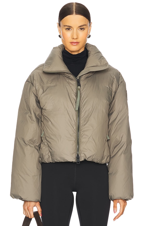 view 2 of 7 Spessa Cropped Jacket in Smokey Sage & Sauge Fumee