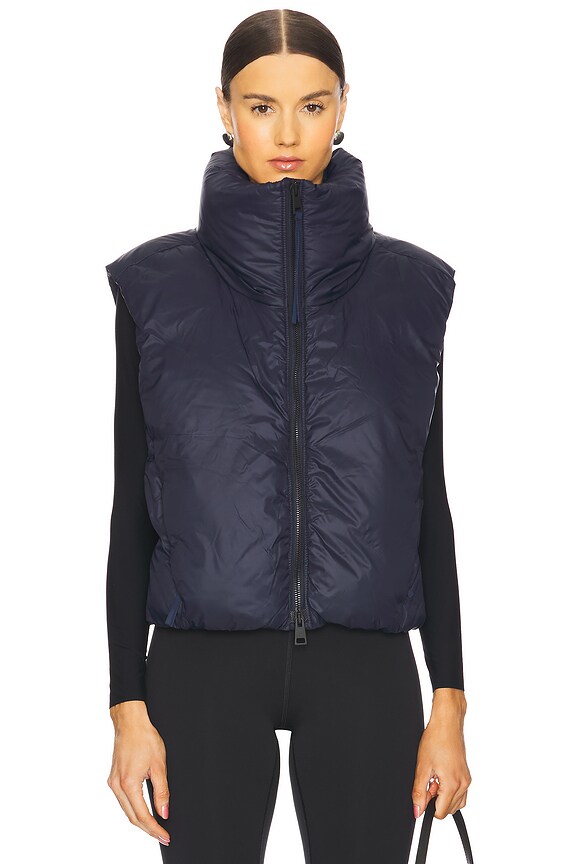 view 2 of 5 Spessa Cropped Vest in Atlantic Navy