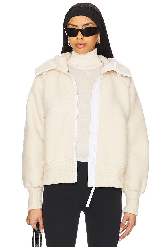 view 1 of 7 Chilliwack Fleece Bomber Jacket in Linen