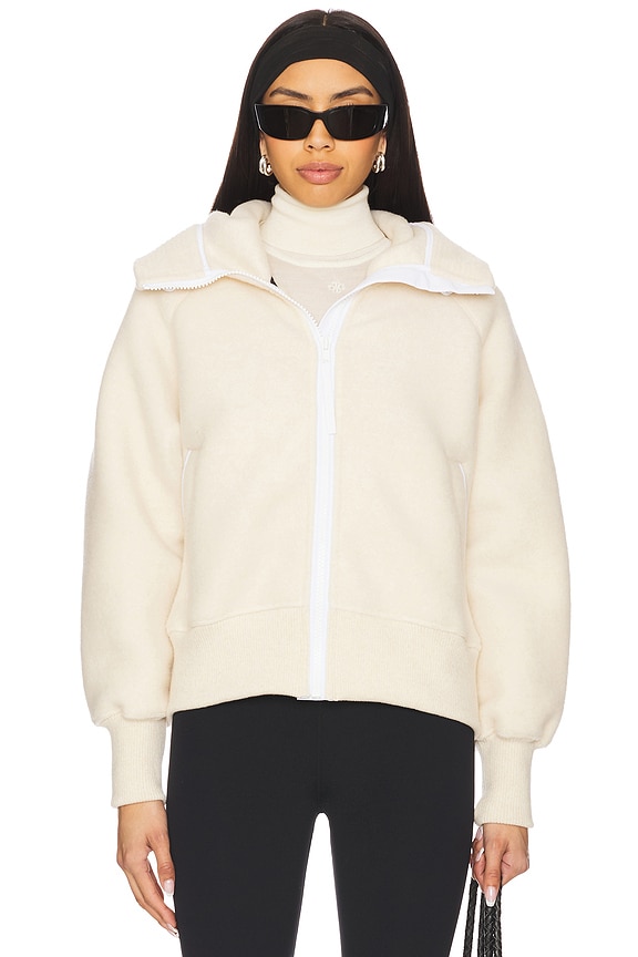 view 2 of 7 Chilliwack Fleece Bomber Jacket in Linen