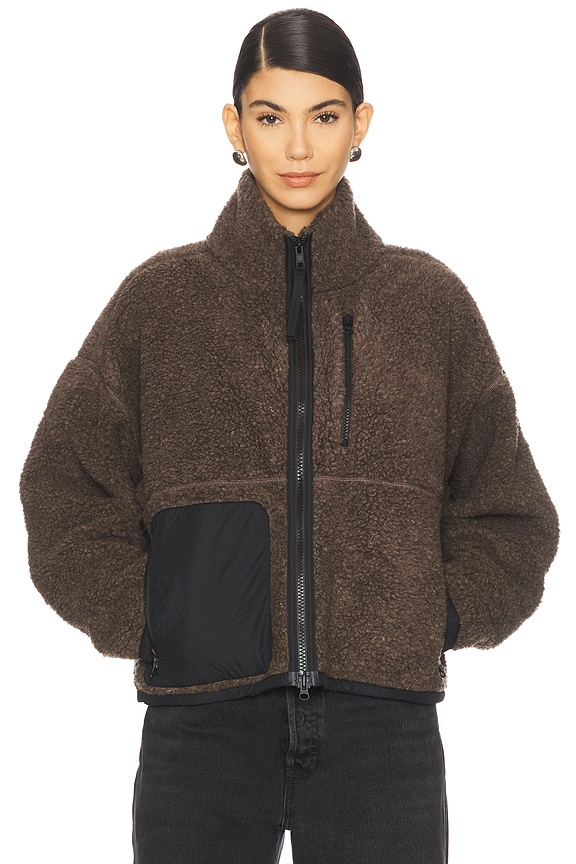 view 2 of 5 Simcoe Fleece Jacket in Taupe Grey