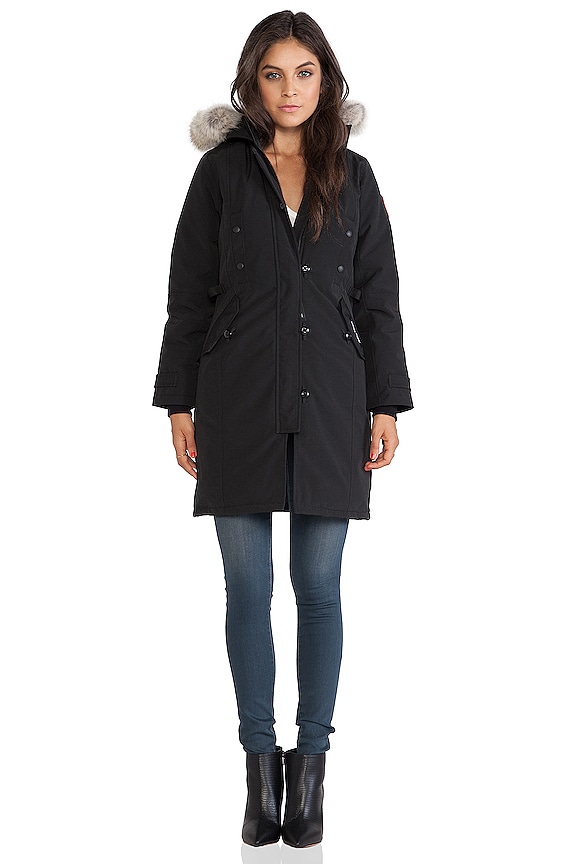 view 1 of 6 Kensington Parka with Coyote Fur Trim in Black