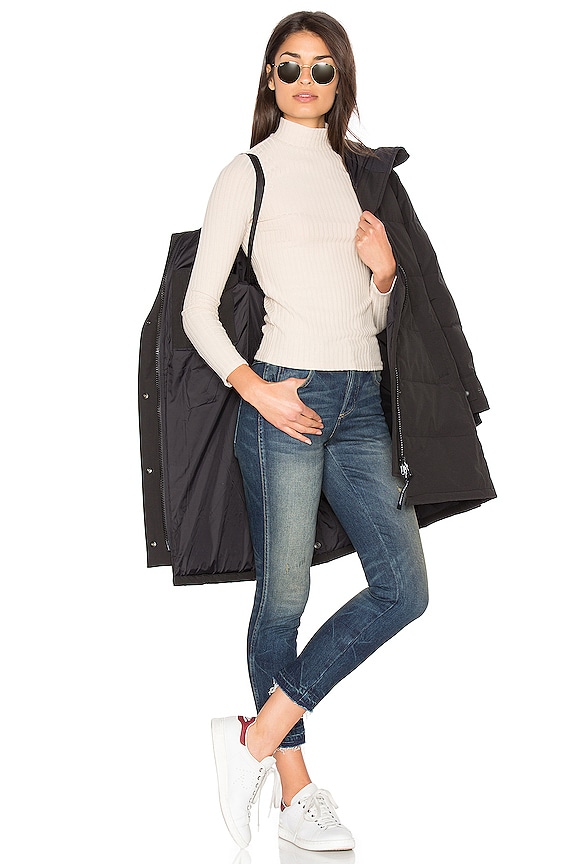 view 2 of 6 SHELBURNE コヨーテファートリム付パーカー in Black