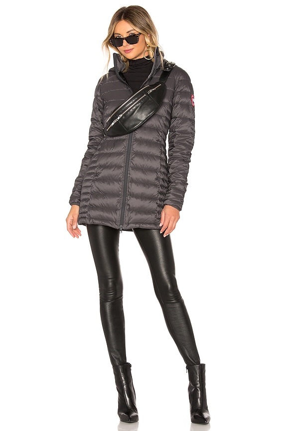 view 1 of 4 Brookvale Hooded Coat in Graphite & Black