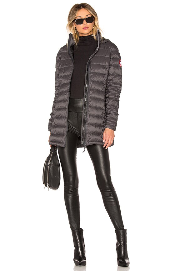 view 2 of 4 Brookvale Hooded Coat in Graphite & Black