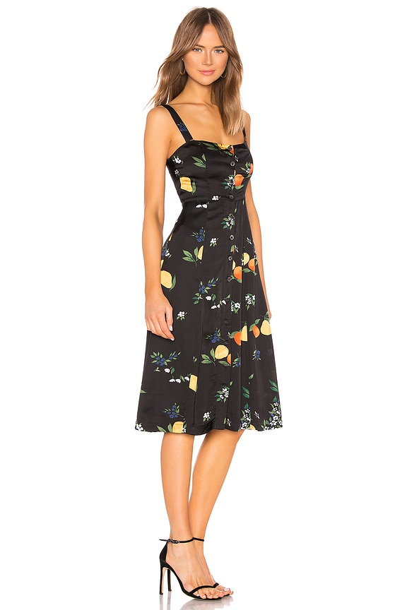view 2 of 3 Sunny Midi Dress in Fruit Bee Print