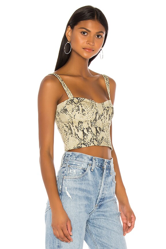 view 2 of 4 CORSÉ MELINA in Python Denim